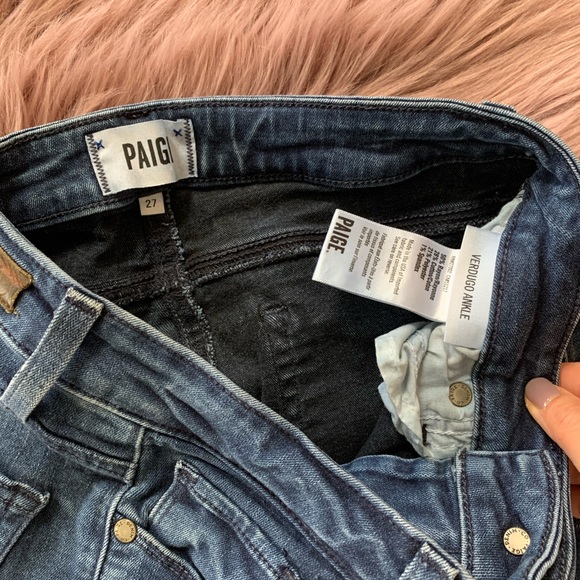 PAIGE▪️VERDUGO ANKLE‎ Skinny Jeans. Sz 27x28 - Picture 3 of 4